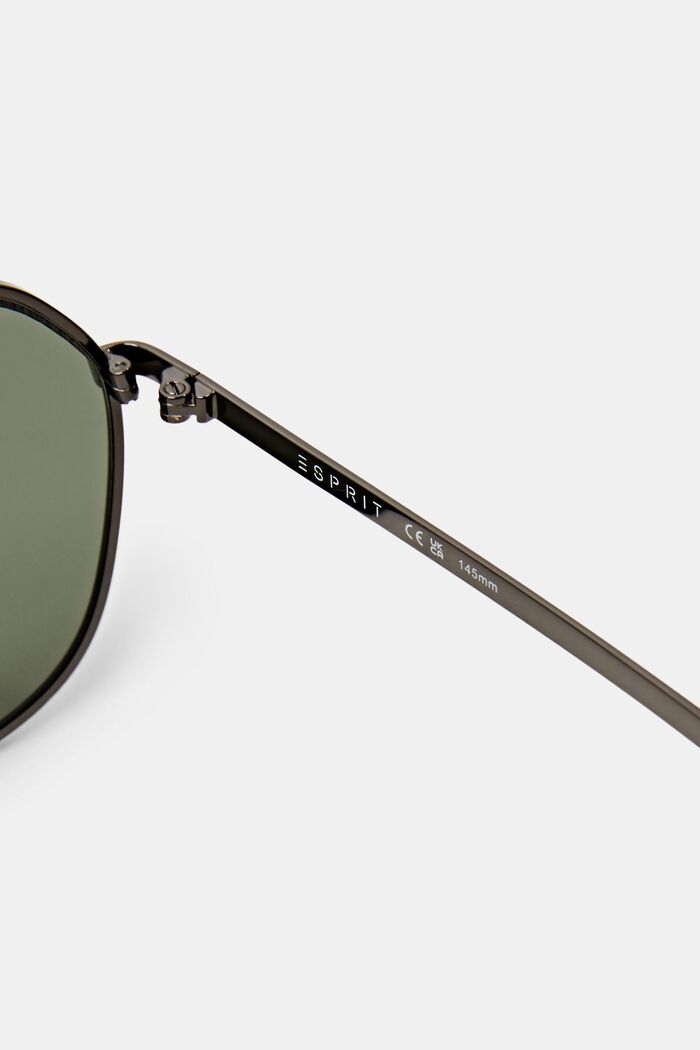 Unisex solbriller med metalstel, GREY, detail image number 3
