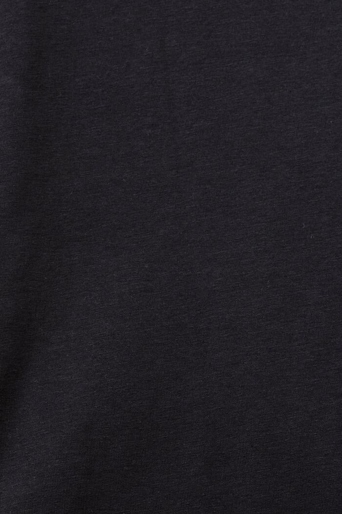 T-shirt med bådudskæring, BLACK, detail image number 5