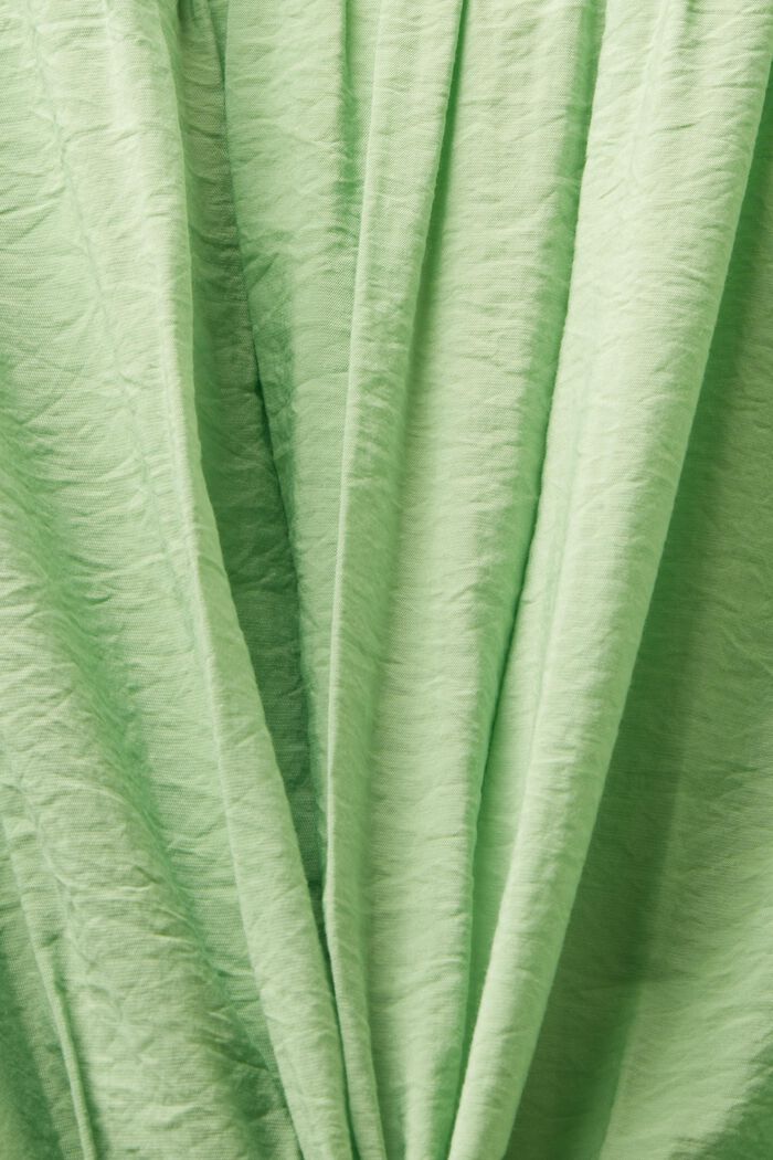 Krøllet slå om-minikjole, LIGHT GREEN, detail image number 4