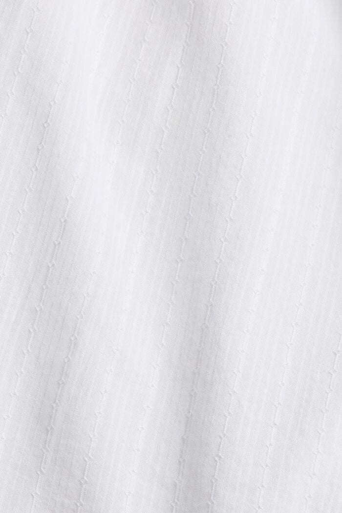 Skjortebluse af 100% bomuld, WHITE, detail image number 4