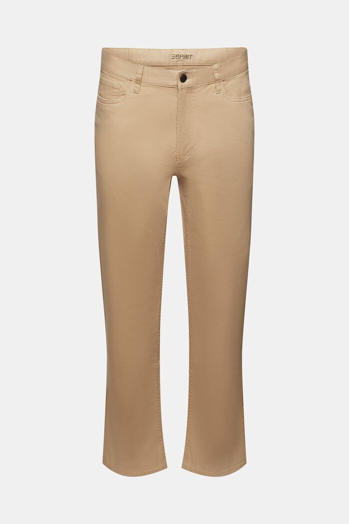 Klassiske lige bukser, BEIGE, detail image number 6