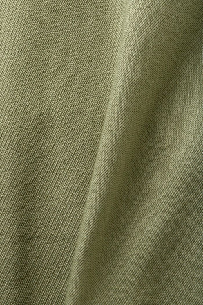 Overshirt i økologisk bomuld, LIGHT KHAKI, detail image number 5