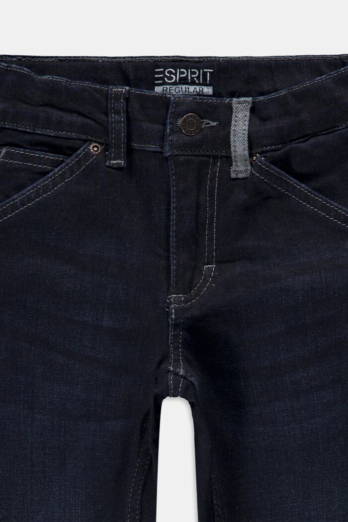 Jeans med justerbar linning, BLUE RINSE, detail image number 2