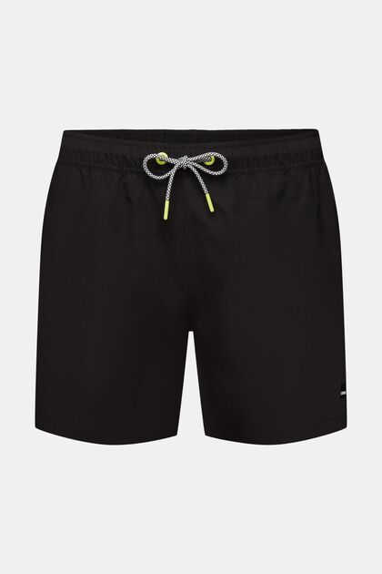 Beach shorts med elastisk linning