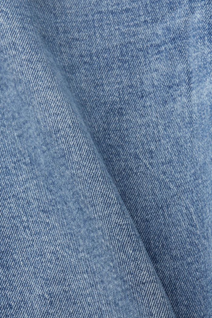 Klassiske retro-jeans med mellemhøj talje, BLUE LIGHT WASHED, detail image number 5