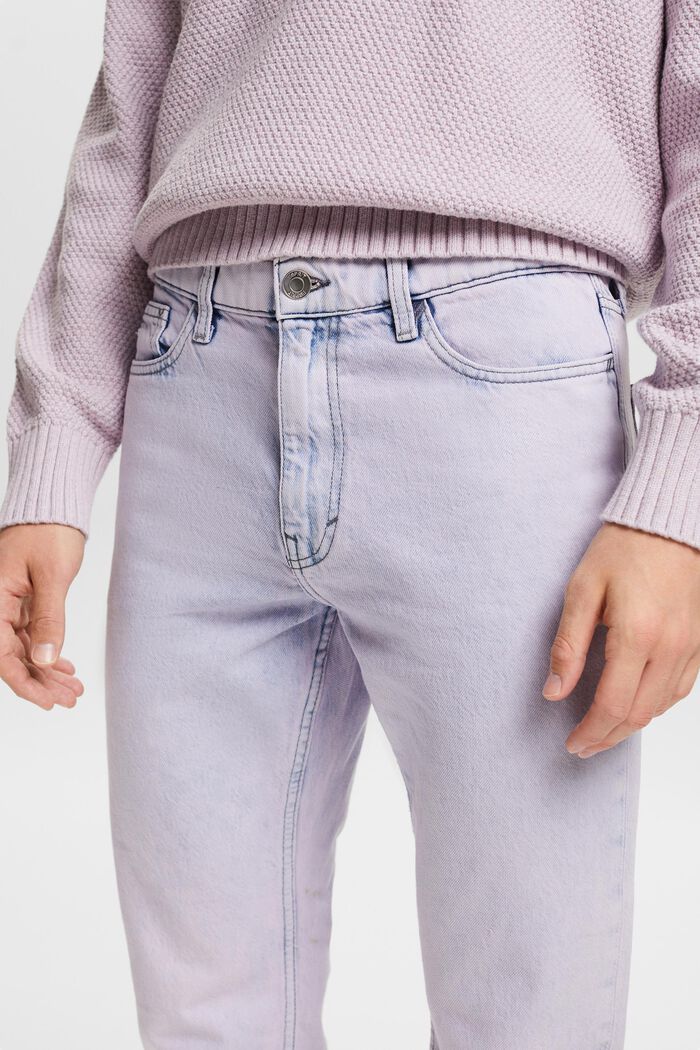 Lige jeans med mellemhøj talje, LAVENDER, detail image number 4