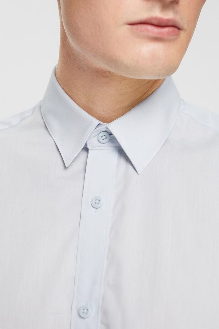 Skjorte i bæredygtig bomuld, LIGHT BLUE, detail image number 2