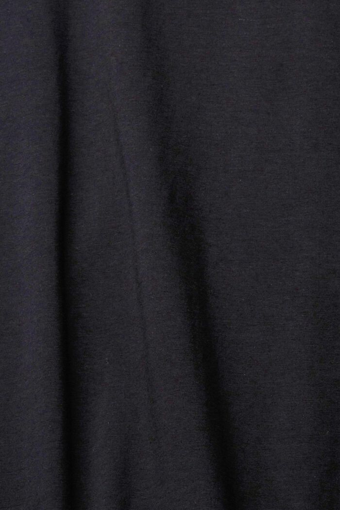 Longsleeve i jersey, BLACK, detail image number 1