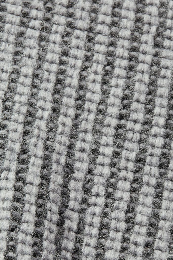 Ærmeløs pullover i chunky strik med alpaca, MEDIUM GREY, detail image number 4
