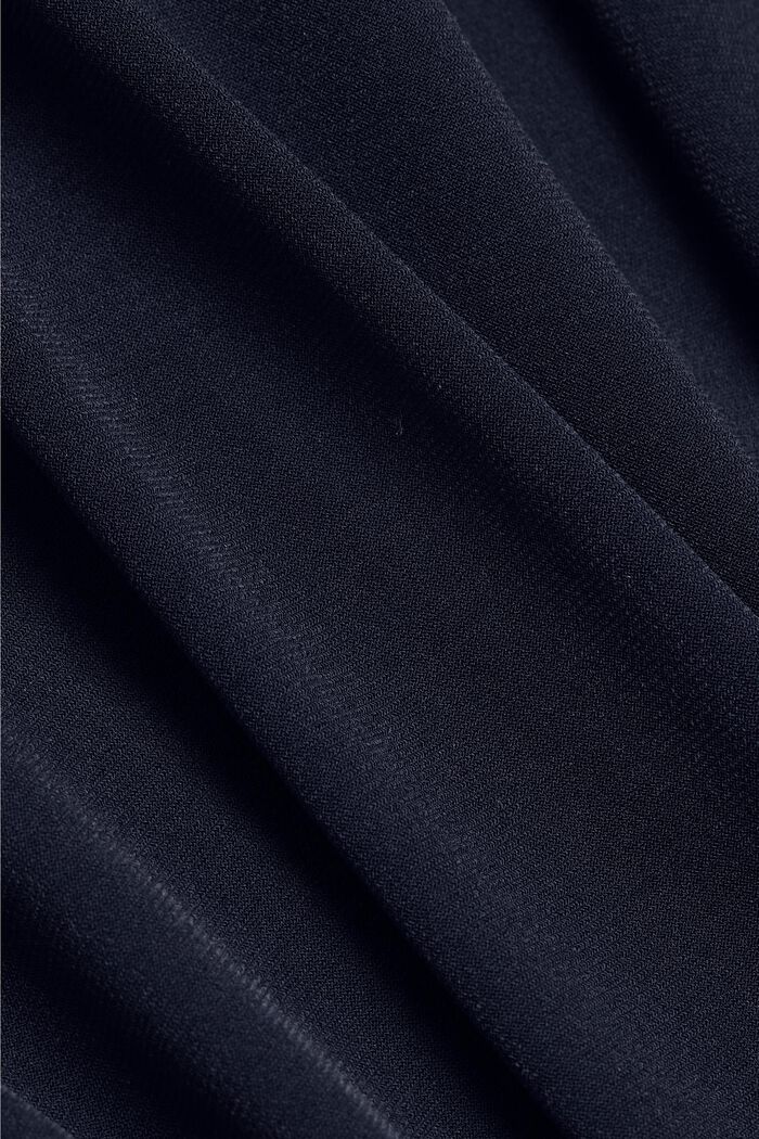 Genanvendte materialer: Jerseykjole med bælte, NAVY, detail image number 4