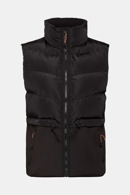 Quiltet vest med 3M™ Thinsulate™-polstring, BLACK, overview