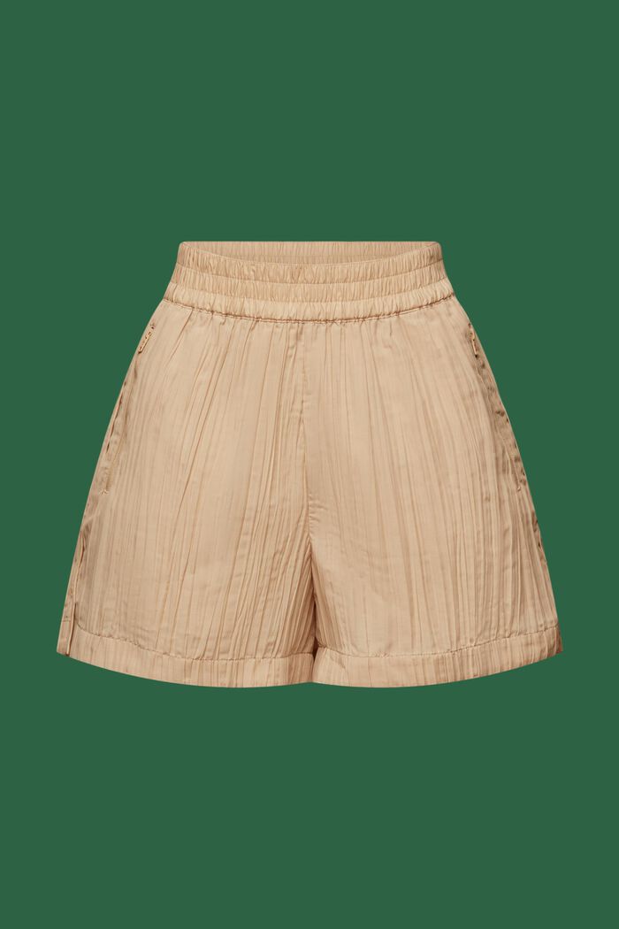 Plisserede shorts med høj talje, SAND, detail image number 5