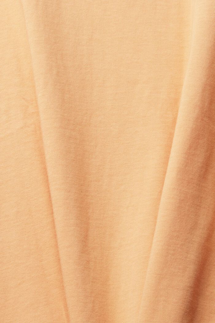 Jersey-T-shirt med frontprint, PEACH, detail image number 4