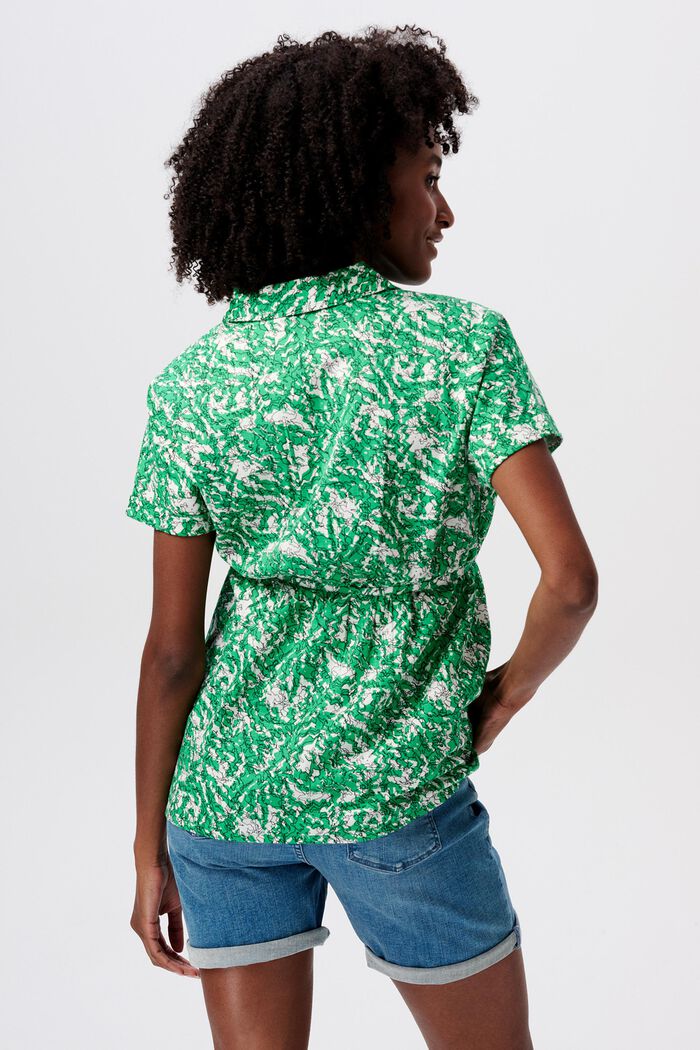 MATERINITY Bluse med print, BRIGHT GREEN, detail image number 2