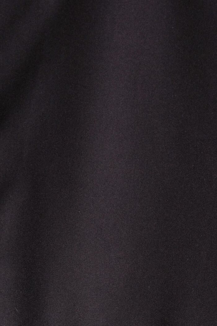 Regnjakke med hætte, BLACK, detail image number 4