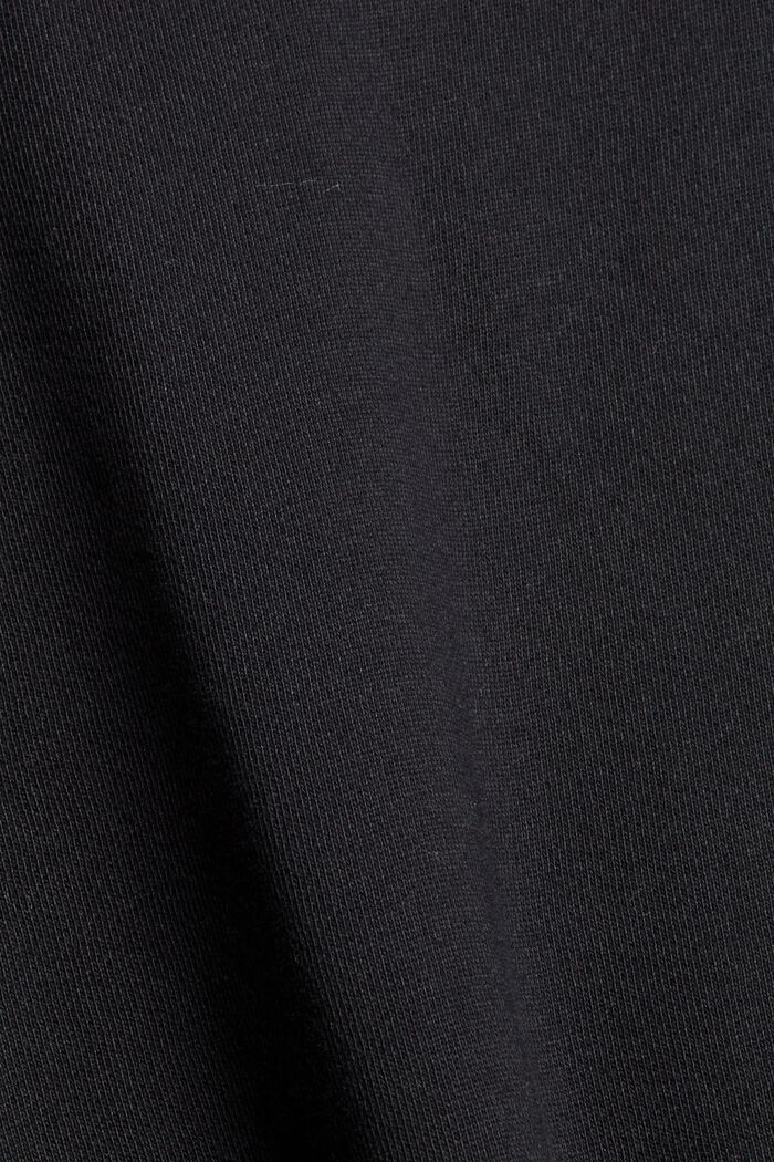 Sweatshirt i 100% økobomuld, BLACK, detail image number 4