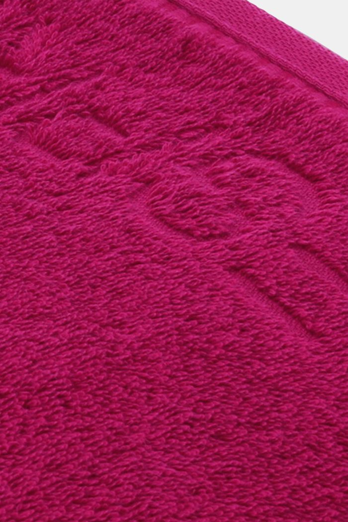 Med TENCEL™: Håndklædeserie af frotté, RASPBERRY, detail image number 1