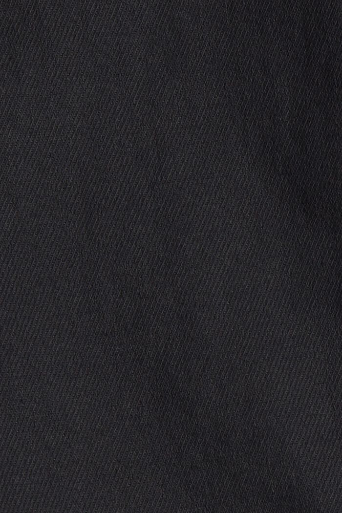 Jeans med lynlåsdetaljer, økologisk bomuldsblanding, BLUE BLACK, detail image number 4