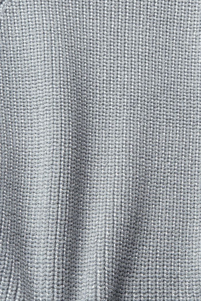 Strikket pullover med glimmer, LIGHT GREY, detail image number 5