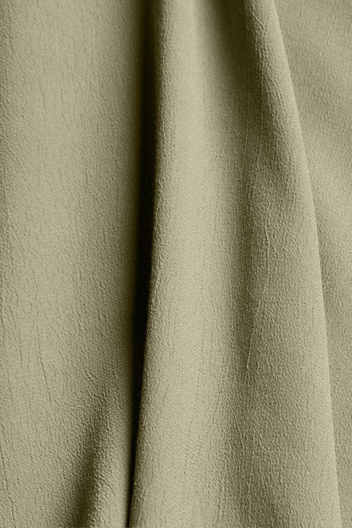 Curvy bluse af LENZING™ ECOVERO™, LIGHT KHAKI, detail image number 4