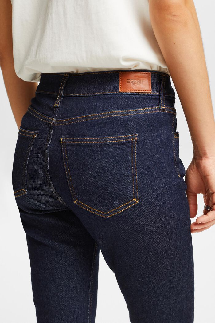 Skinny jeans med mellemhøj talje, BLUE RINSE, detail image number 3