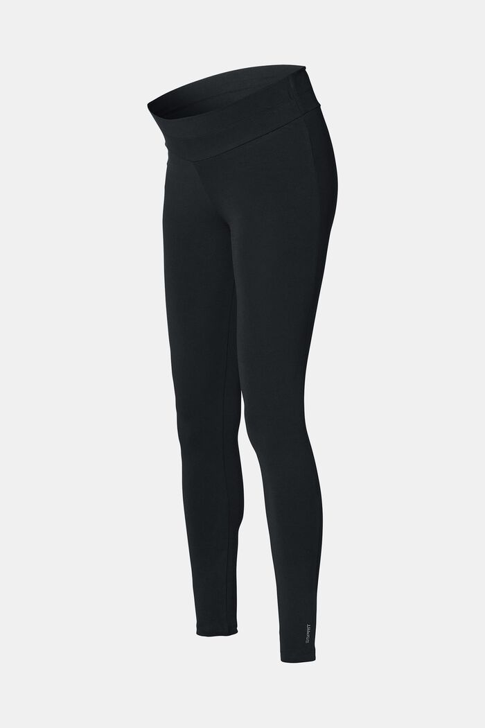 MATERNITY leggings med høj støttelinning, BLACK, detail image number 1