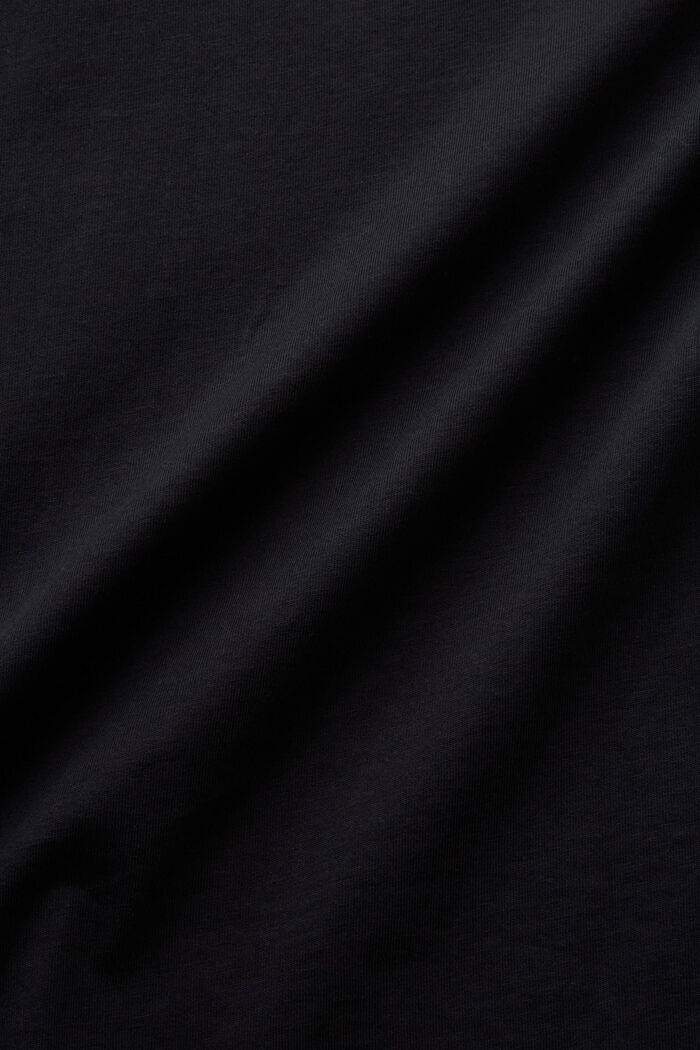 Poloshirt med space dye-krave, BLACK, detail image number 4