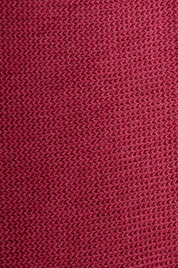 Stribet sweater, CHERRY RED, detail image number 5