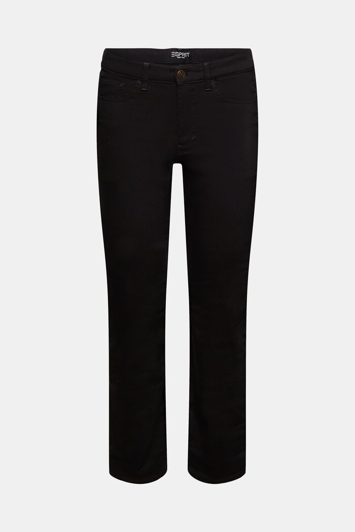 Genanvendt: straight fit-jeans, BLACK RINSE, detail image number 7