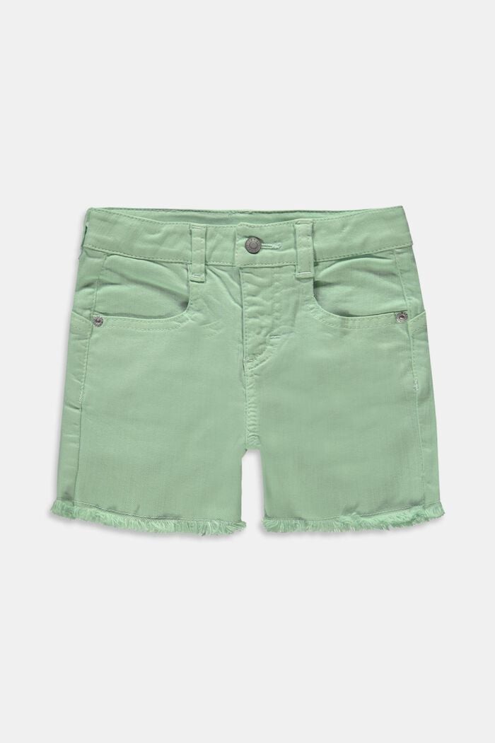 Genanvendte materialer: shorts med regulerbar livvidde, PISTACCHIO GREEN, detail image number 0