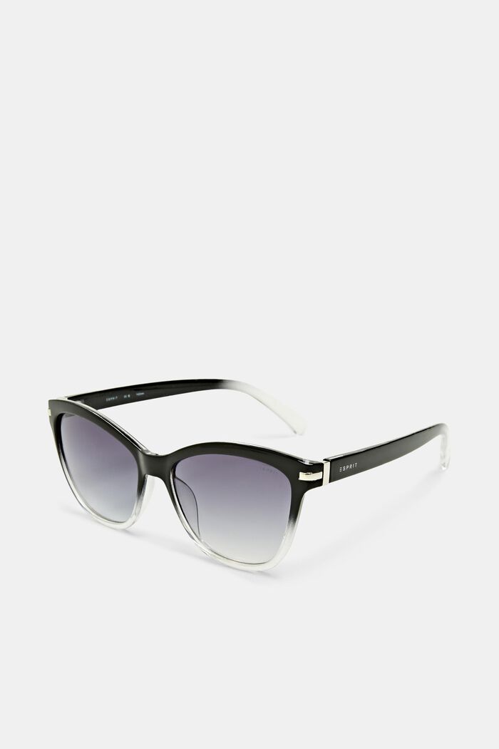 Graduerede Cat Eye-solbriller, BLACK, detail image number 0