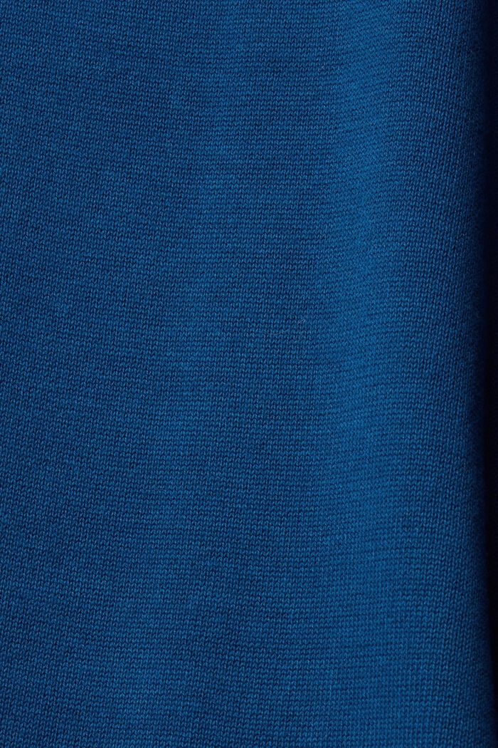 Kjole med rullekrave, PETROL BLUE, detail image number 1