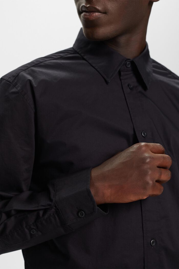 Button down-skjorte, BLACK, detail image number 1