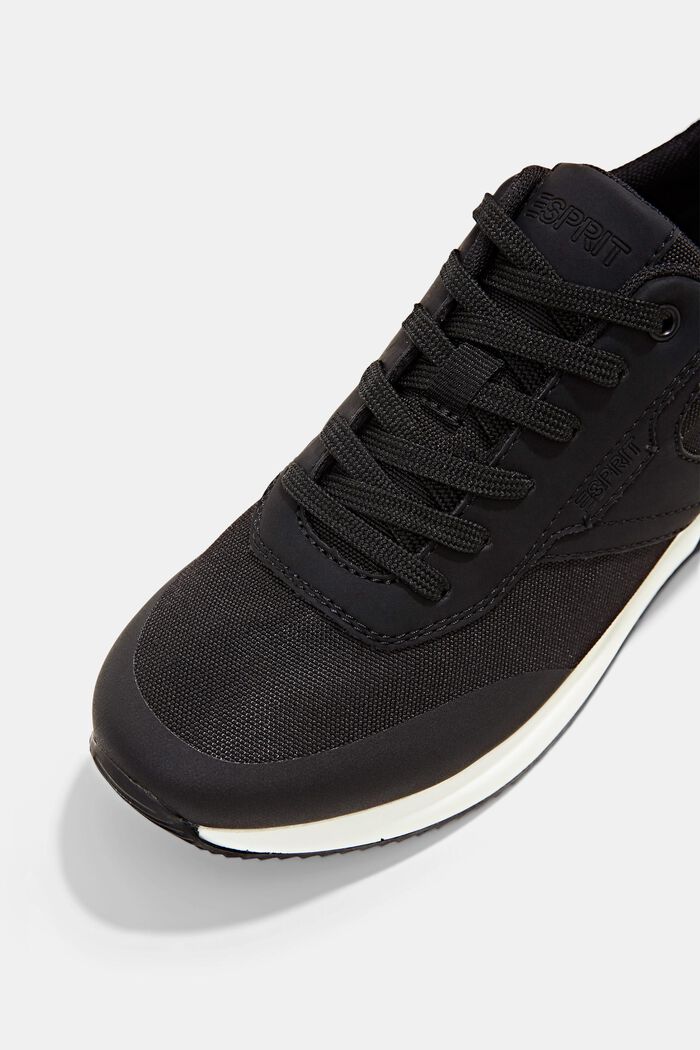 Sneakers med running-silhuet, BLACK, detail image number 4