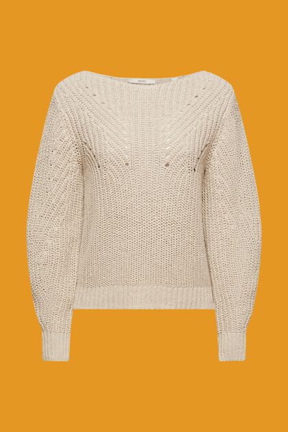 Sweater i åben strik