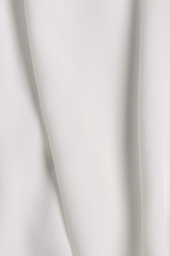 Bluse med brede manchetter, LENZING™ ECOVERO™, OFF WHITE, detail image number 4