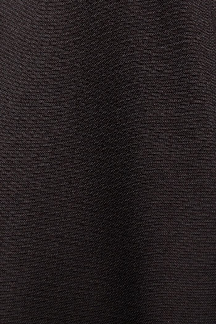 Genanvendt: Polstret cottoncoat m. aftagelig hætte, BLACK, detail image number 5