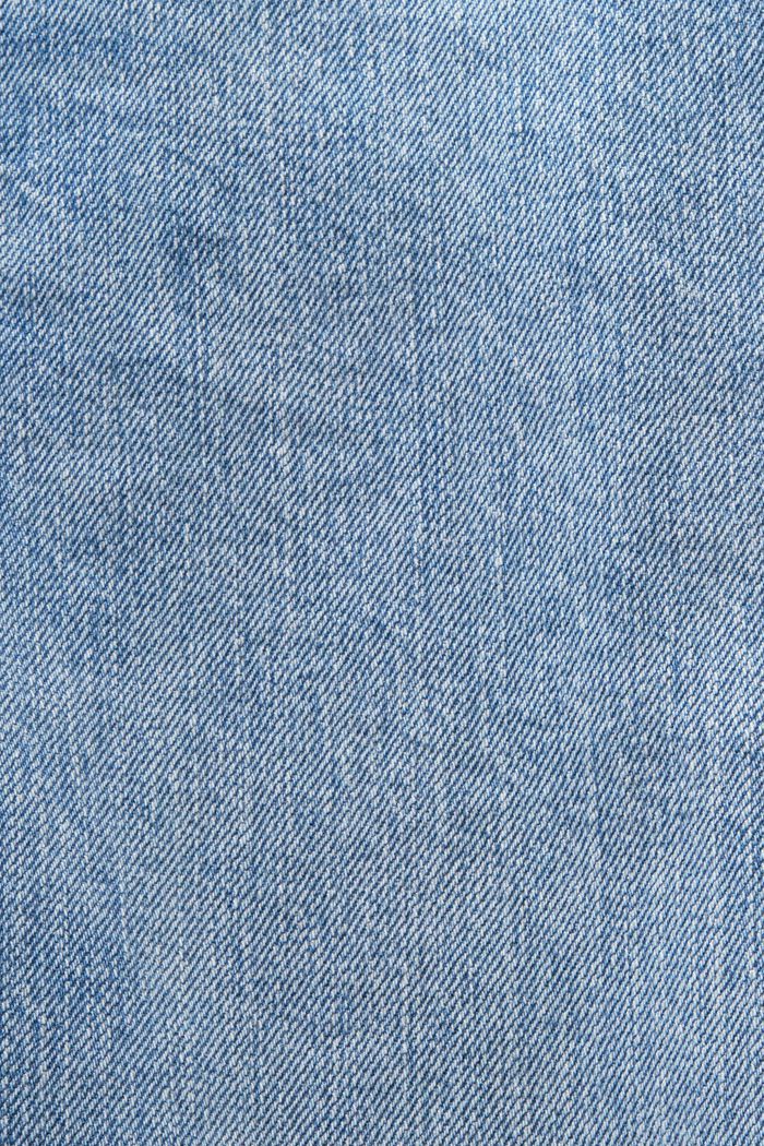 Regular tapered jeans med mellemhøj talje, BLUE LIGHT WASHED, detail image number 5