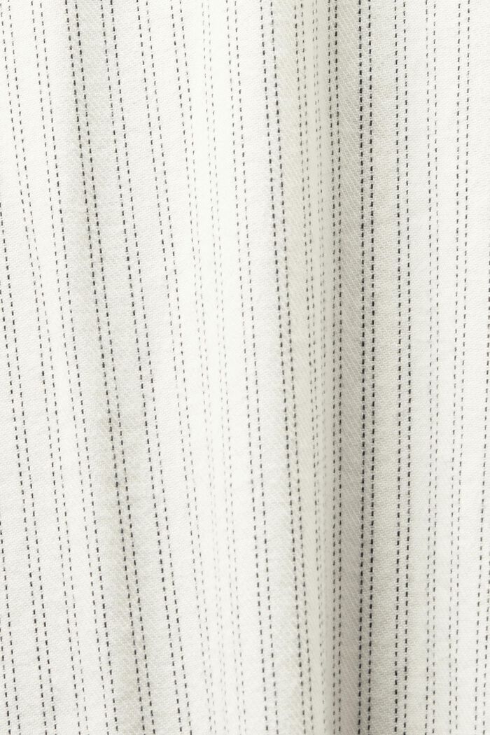Nålestribet skjorte i bomuldsflonel, ICE, detail image number 5