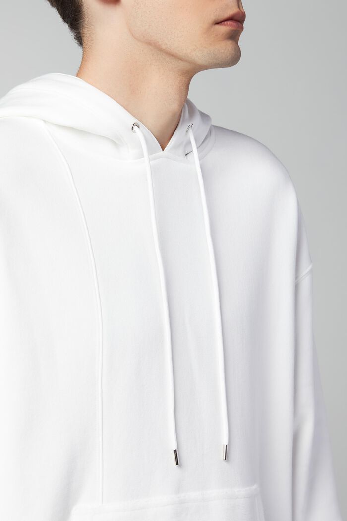 Unisex-sweatshirt i patchworklook, WHITE, detail image number 5