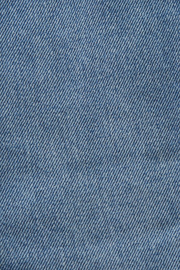 Regular tapered jeans med mellemhøj talje, BLUE MEDIUM WASHED, detail image number 6
