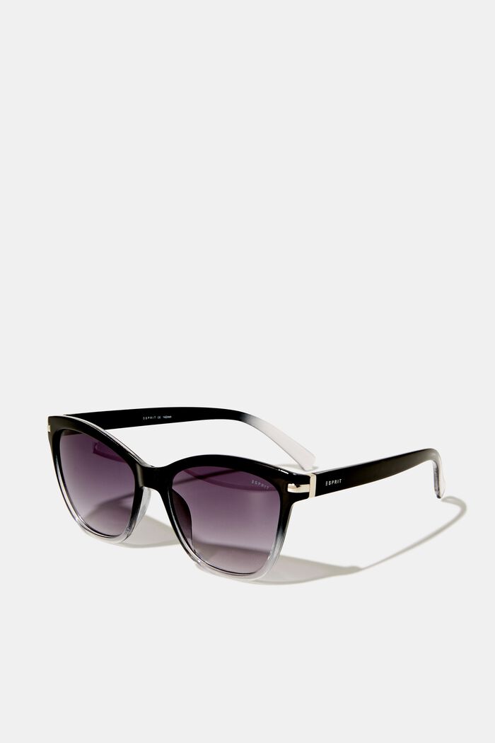 Solbriller med metaldetaljer, BLACK, detail image number 0