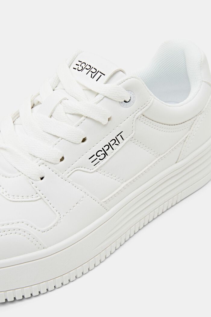 Sneakers i vegansk læder, WHITE, detail image number 3