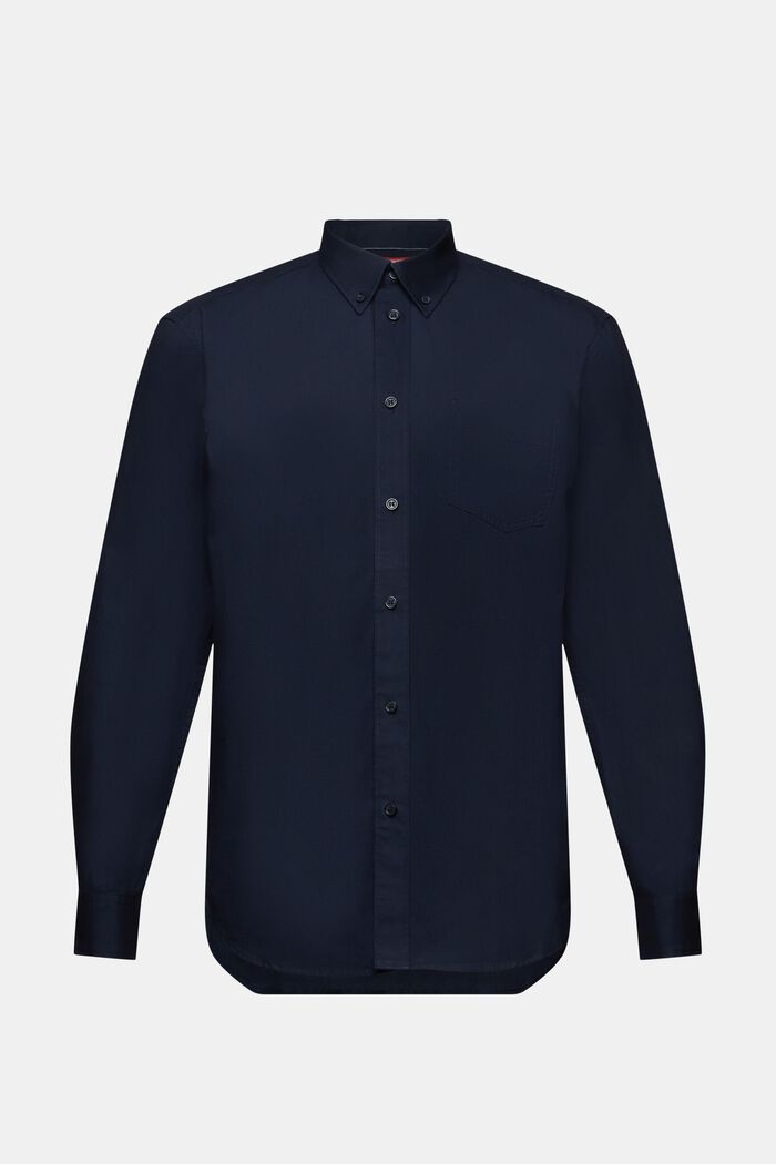 Button down-skjorte i poplin, 100 % bomuld, NAVY, detail image number 6