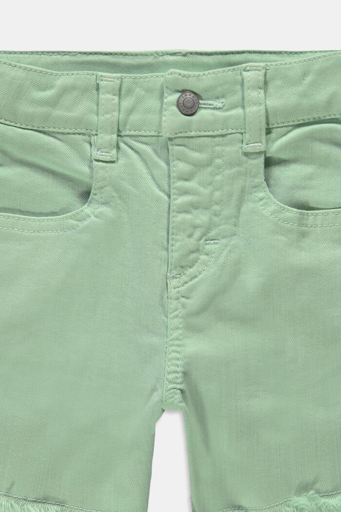 Genanvendte materialer: shorts med regulerbar livvidde, PISTACCHIO GREEN, detail image number 2