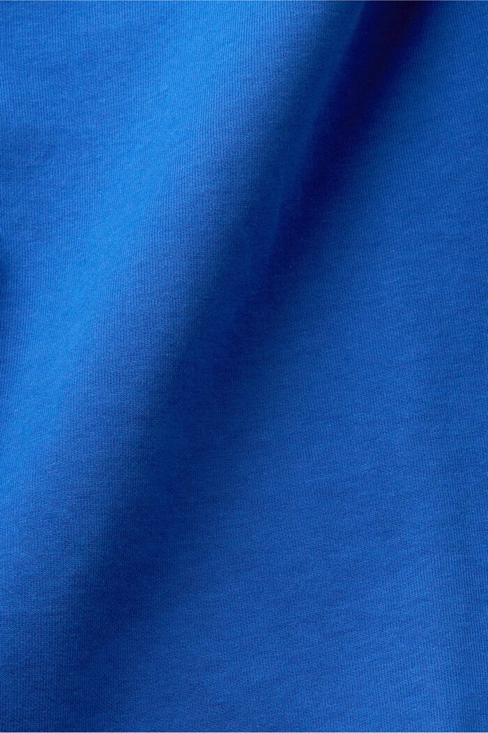 Sweatshirt med lynlåslommer, BRIGHT BLUE, detail image number 5