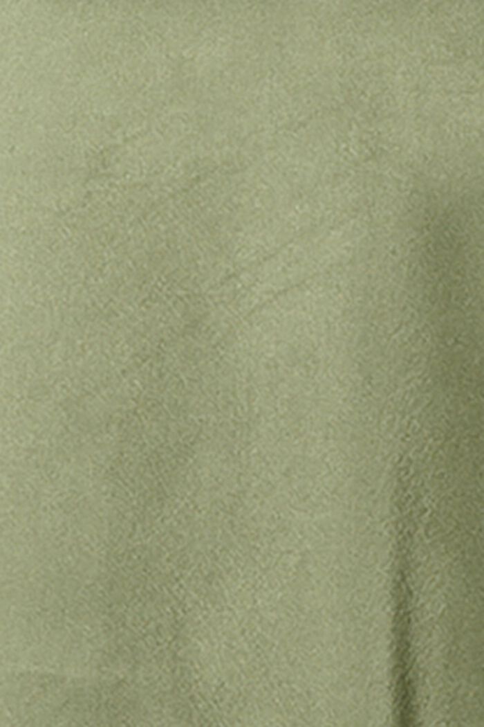 MATERINITY Satinkjole med bælte, OLIVE GREEN, detail image number 3