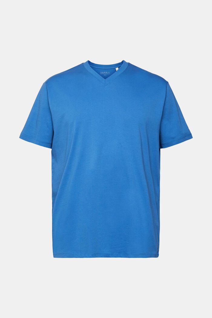 Jersey-T-shirt, 100% bomuld, BLUE, detail image number 6
