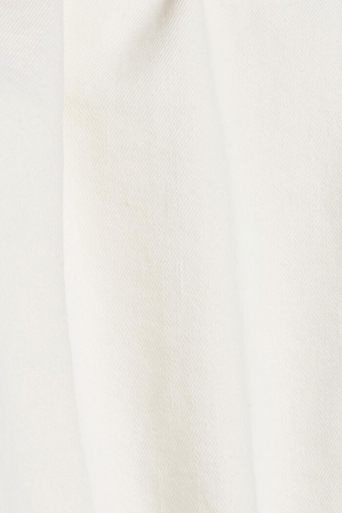Bomuldsjeans med lige ben, OFF WHITE, detail image number 4