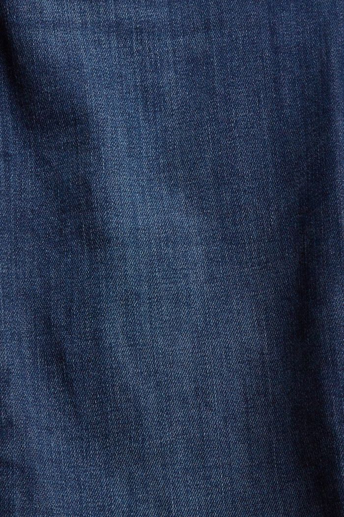 Smalle jeans med stretch, BLUE DARK WASHED, detail image number 4